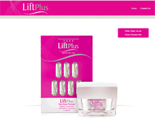 Tablet Screenshot of liftpluscream.com